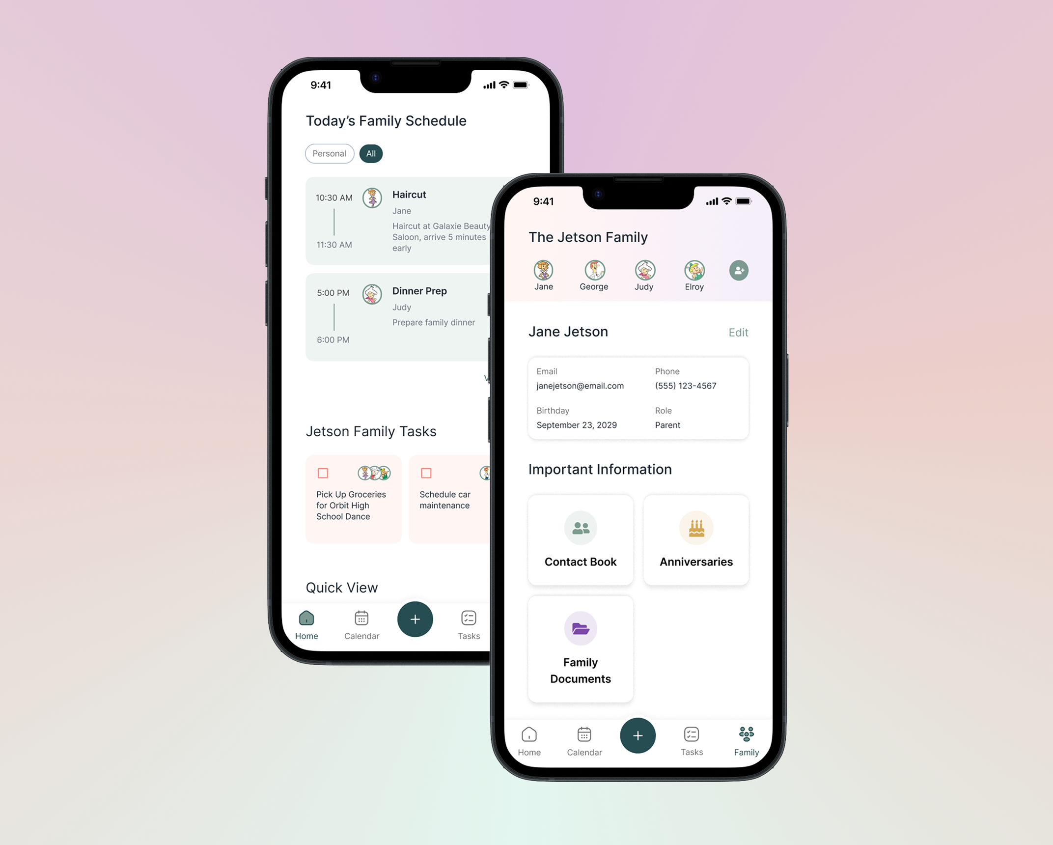 Preview of the HuddleUp scheduling app