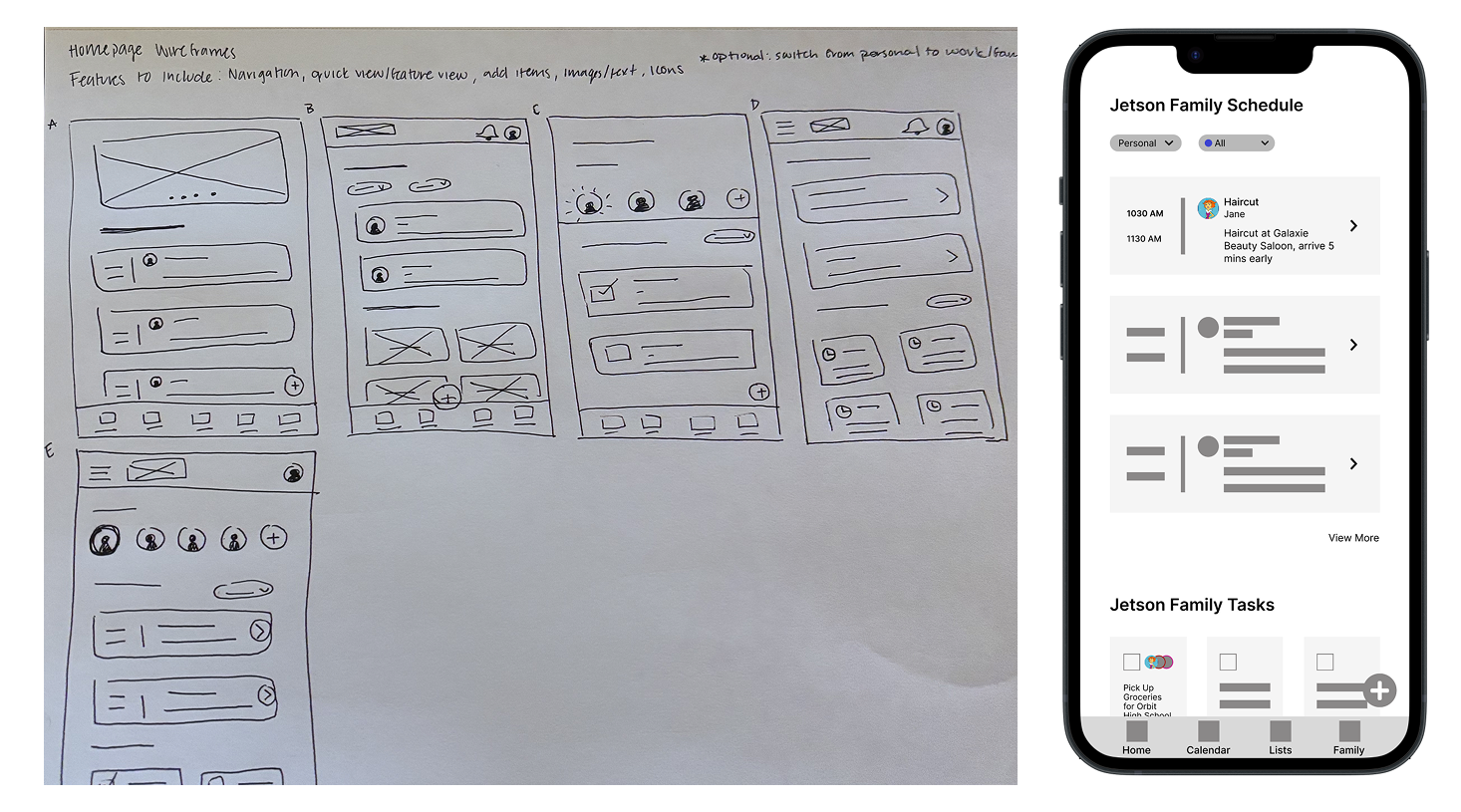Preview of the HuddleUp scheduling app